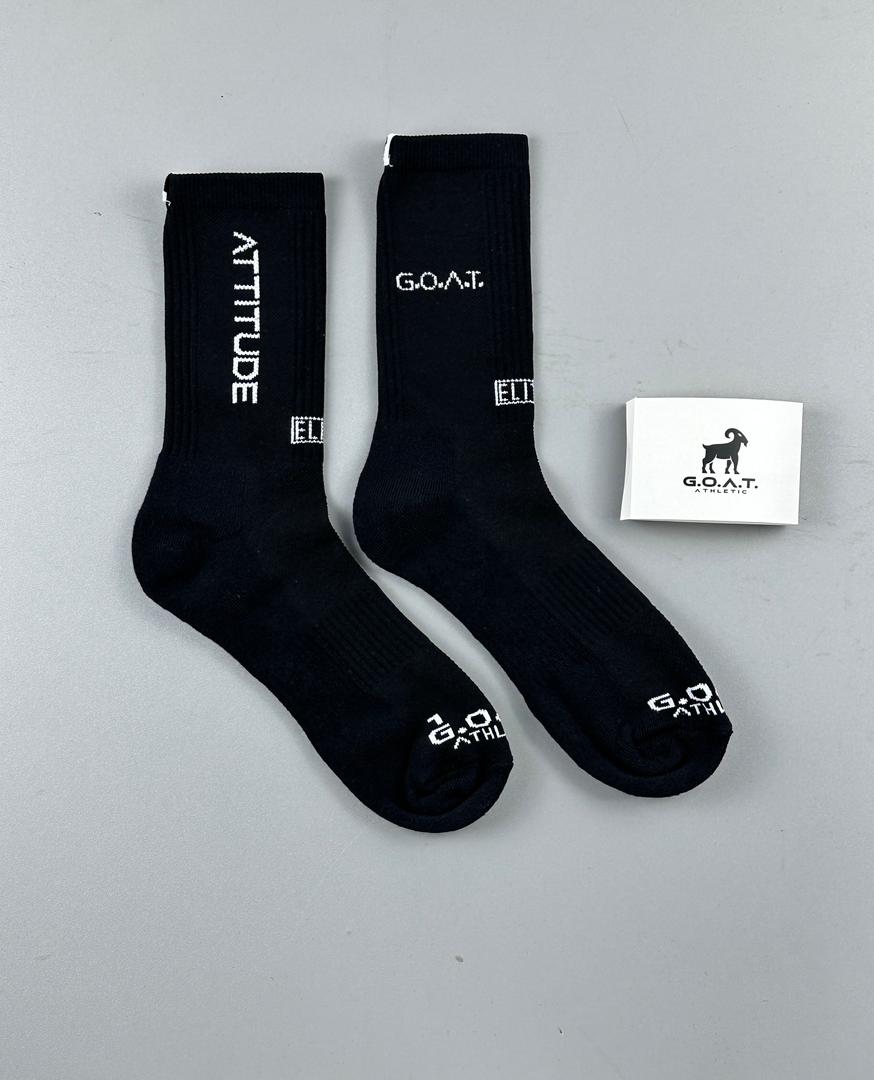 Attitude X Effort Socks in BLACK