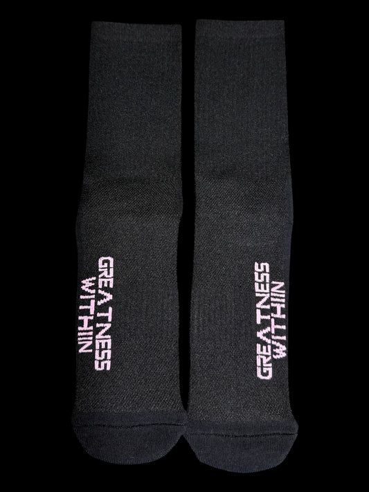 Greatness Within Socks - Black