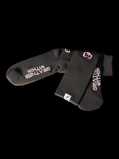 Greatness Within Socks - Black