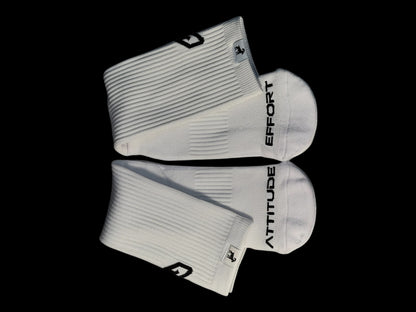 Attitude X Effort Socks - White