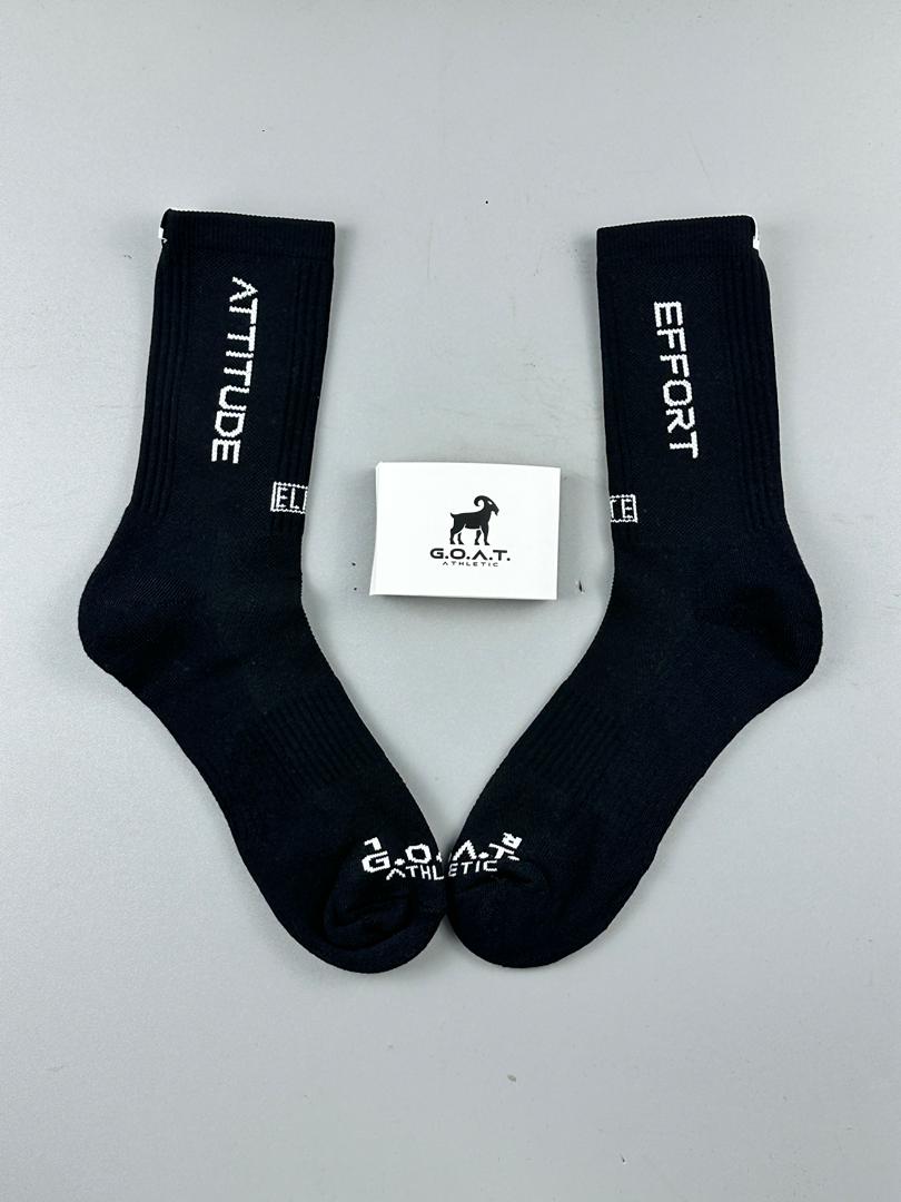 Attitude X Effort Socks in BLACK